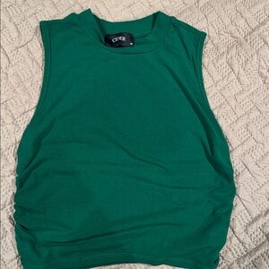 Cider Emerald Sleeveless Tank -crop top